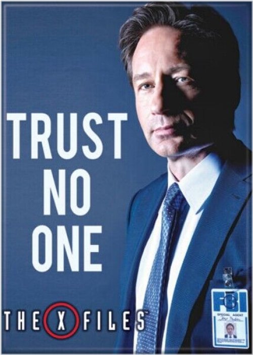 Mulder's Motto" Refrigerator Magnet from The X-Files TV Series