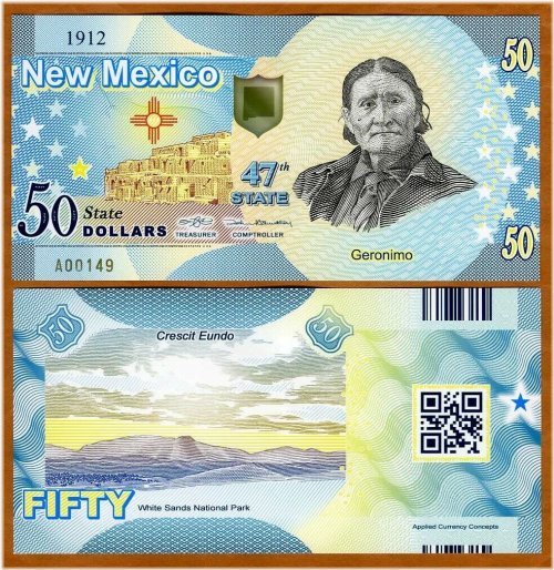 Geronimo Commemorative Banknote