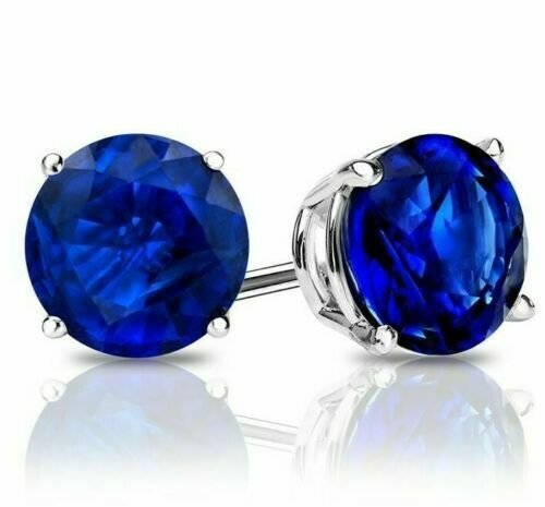 Sapphire Sparkle Stud Earrings