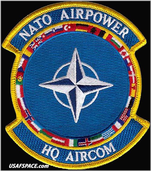 Allied Air Command Original Vel Patch - USAF NATO Airpower HQ