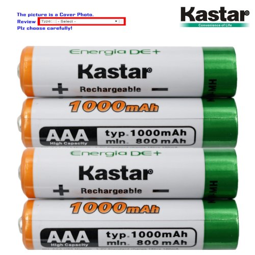 Panasonic KX-TGEA20S/KX-TGEA40B/KX-TGEA40S Battery Set by Kastar