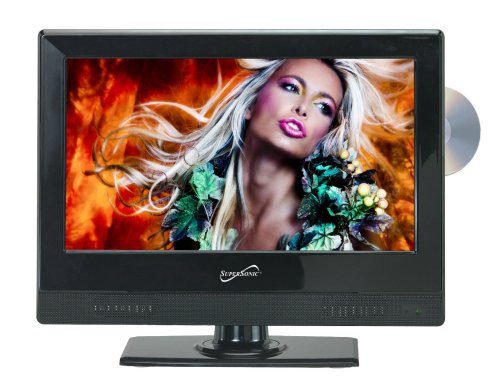 Supersonic 13.3" Widescreen LED TV with Built-in DVD Player