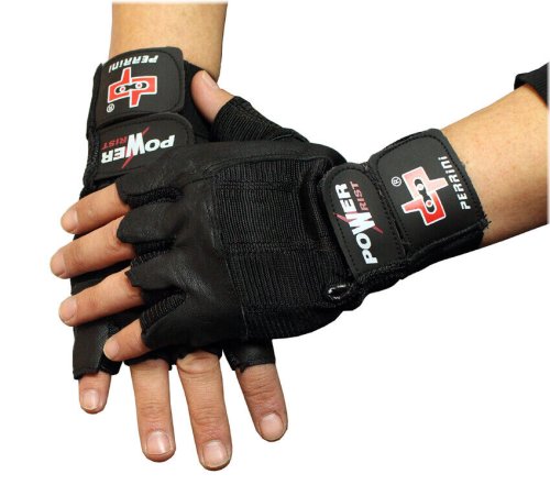 Power Grip Leather Gloves for Strength Workouts