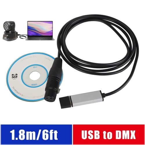 DMX512 Interface Cable for Computer-controlled Stage Lighting