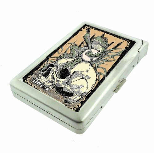 Froggy Cigarette Case with Lighter and ID Holder