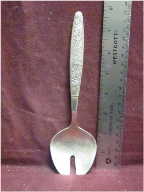 Russian Imperial Silver Serving Spoon