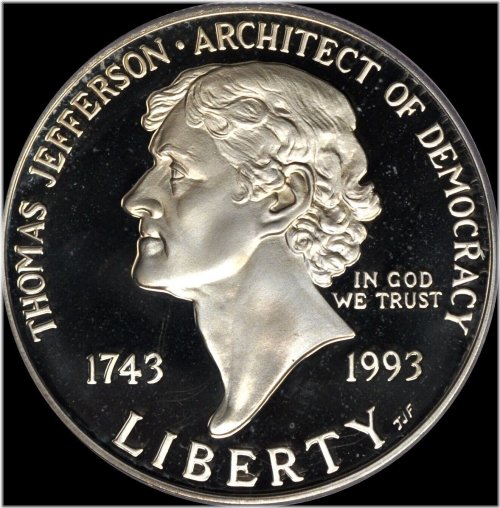 Jefferson's Legacy Silver Dollar