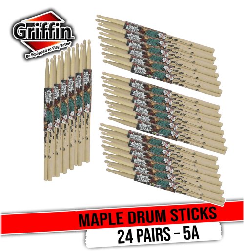 Maple Wood Drum Sticks Pack