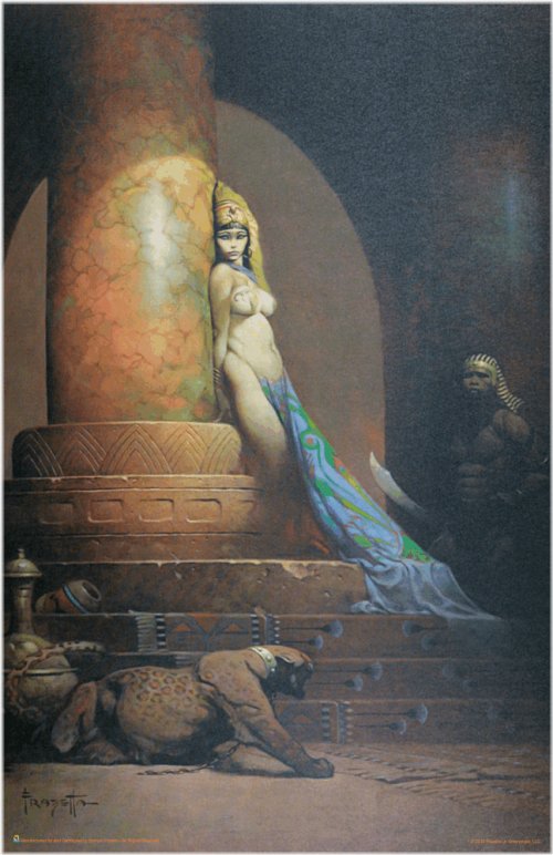 Regal Fantasy Art Print by Frank Frazetta - 11" x 17