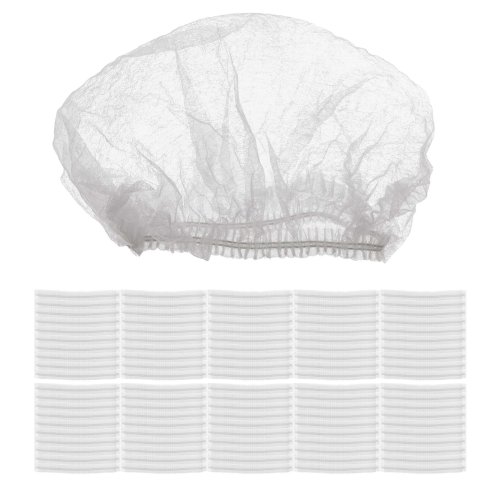 Sun-Ready Hair Protection Caps: 100 Disposable Caps for Tanning, Salon and Spa Use