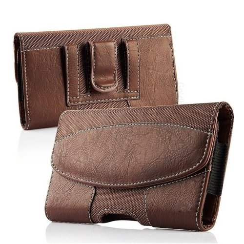 Galaxy s23 FE Brown Leather Belt Loop Case