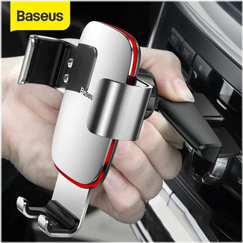 Gravity Car Phone Holder CD Slot Stand by Baseus