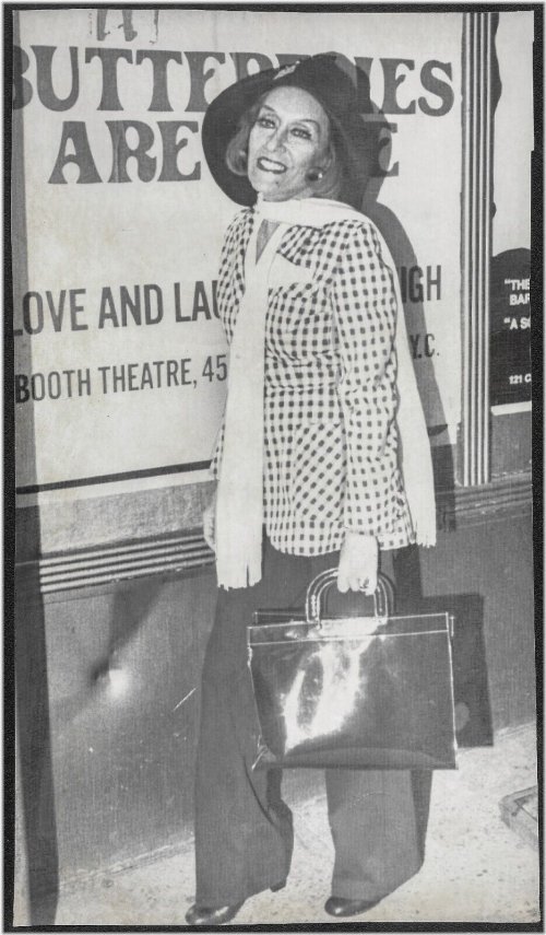 Broadway Butterfly: A Vintage Photograph of Gloria Swanson in "Butterflies Are Free