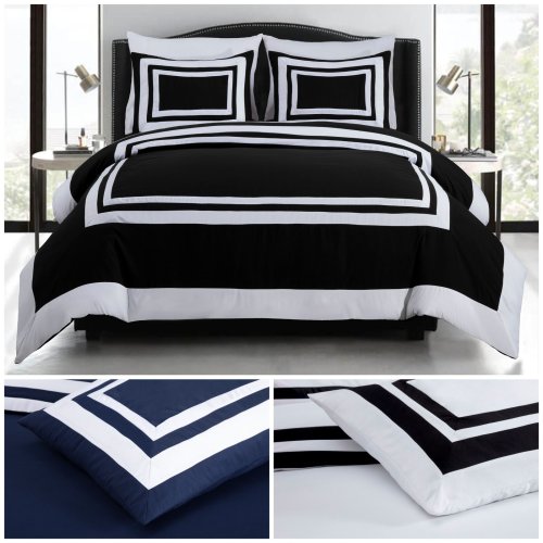 Square Pattern Hotel Style Comforter Set