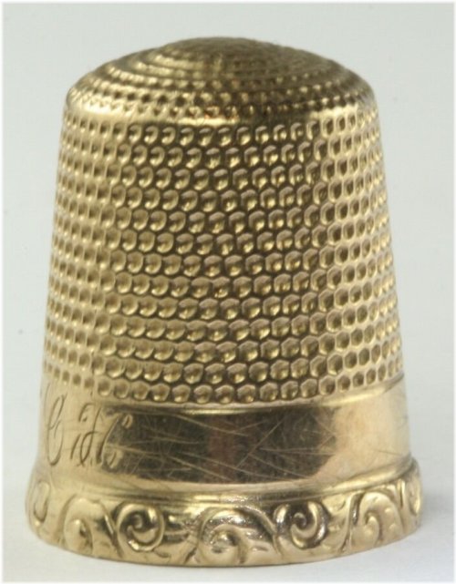 Golden Era Thimble - Size 8