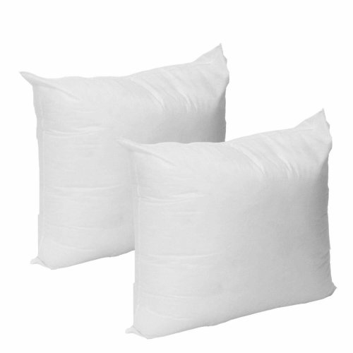 CloudComfort Pillow Duo: Premium Hypoallergenic Stuffer Sham Square Forms by Mybecca