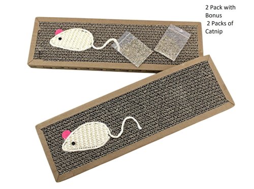Scratch Pad Duo with Catnip