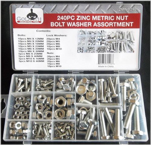 Goliath Zinc Metric Assortment Kit