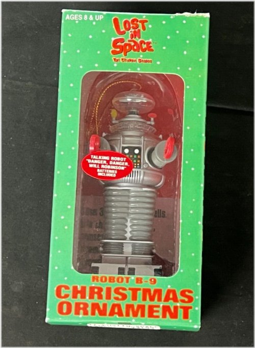 Lost in Space Robot B-9 Talking Christmas Ornament