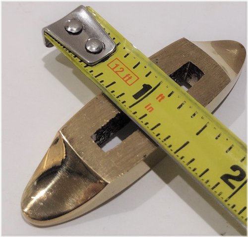 Brass Cross Finger Guard Bolster Kit