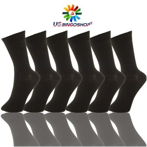 Midnight Cotton Crew Socks Set