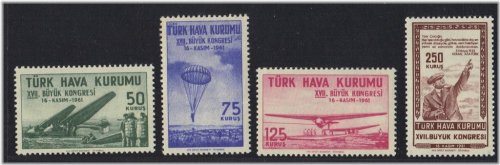 Turkish Aviation Society Commemorative Stamp Set