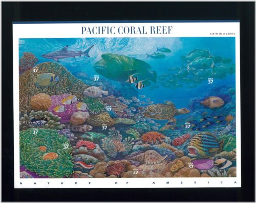 Pacific Coral Reefs Stamp Collection