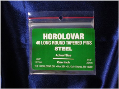 Precision Clock Tapered Pins Set