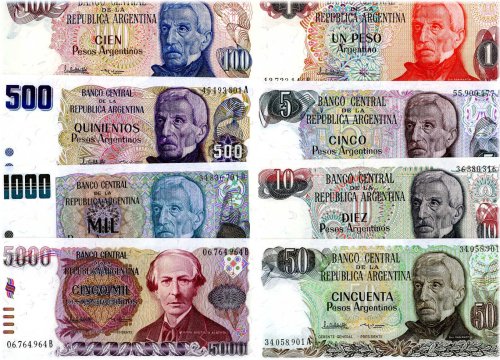 Argentinian Pesos Collection (1983-1985)