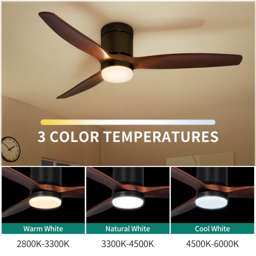 BreezeWood Remote-Controlled Ceiling Fan