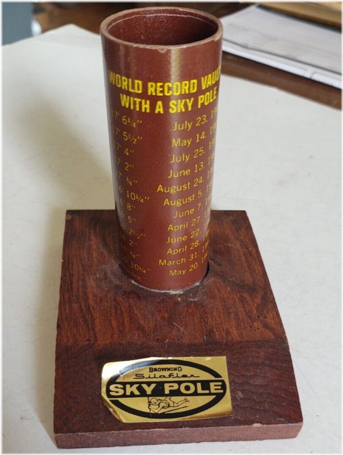 Pole Vault Memorabilia Desk Piece