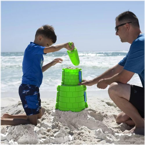 Green Fortress Builder Set for Kids - Simple Assembly