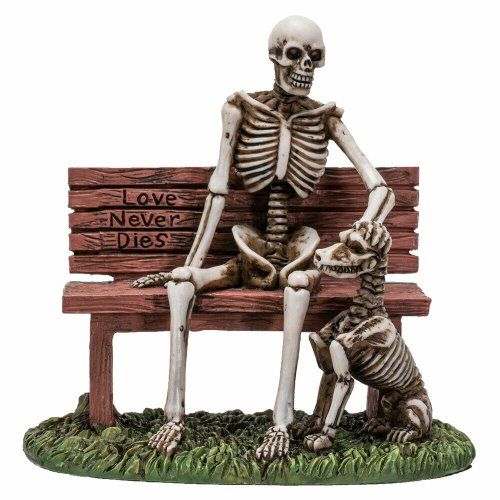 Eternal Bond Skeleton and Dog Figurine