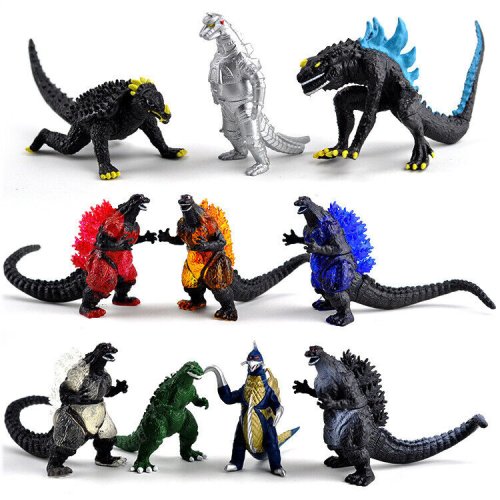 Shin Mechagodzilla 10-Piece Toy Figure Set - Perfect for Collectors and Fans Alike!