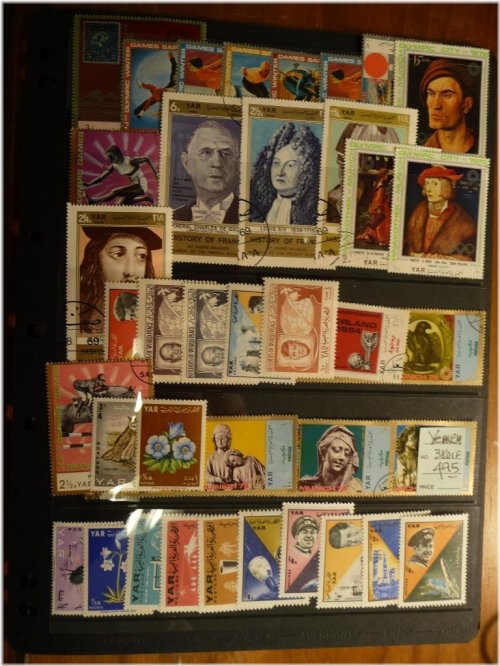Yemen Pictorial Stamp Collection