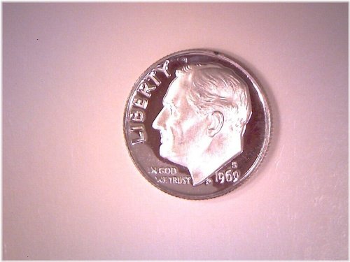 1969 S Proof Roosevelt Dime