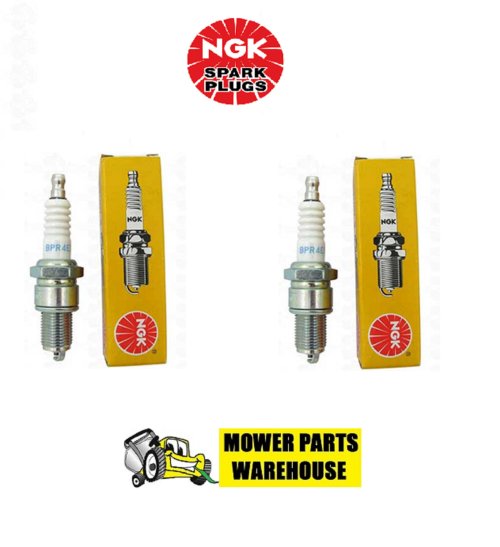 Precision Spark Plugs for Small Engines - NGK BPR4ES (6578) - Pack of 2