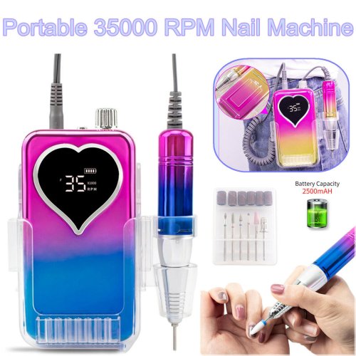 Precision Pro Nail Care Kit: Rechargeable Electric Manicure & Pedicure Set