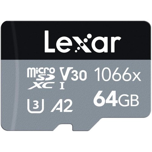 Lexar Pro MicroSDXC Adapter Set - 64GB High-Speed Memory Solution