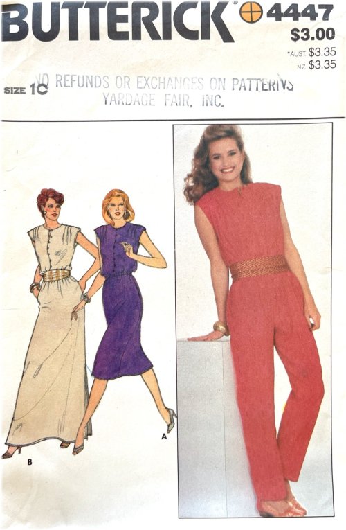 Retro Chic Dress and Jumpsuit Pattern for Women