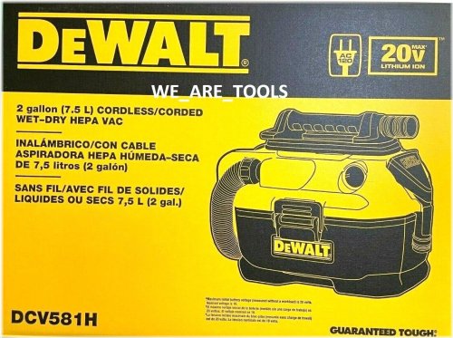 Dewalt Wet/Dry Vacuum DCV581H