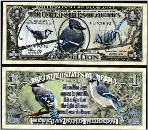 Blue Jay Million Dollar Novelty Bill Pack