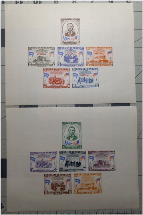 Honduras 1959 Souvenir Sheets Set - Sc# C300a & CO108a