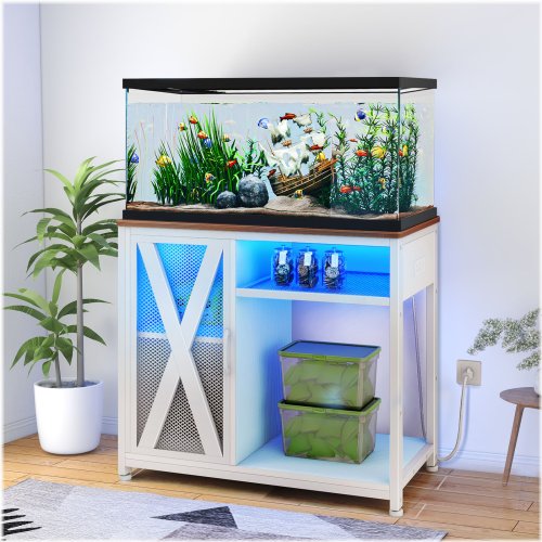 Oceanic Oasis Cabinet with LED Lighting