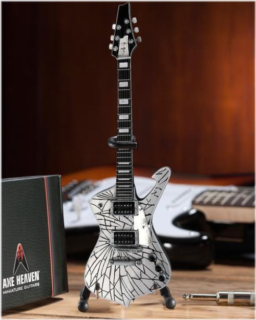 Mirror Iceman Miniature Guitar Sculpture