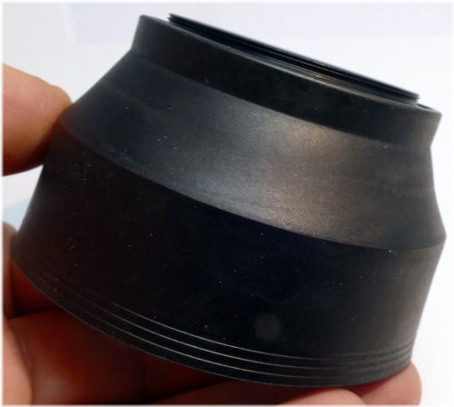 Rubber Shade Lens Hood Triple Fit