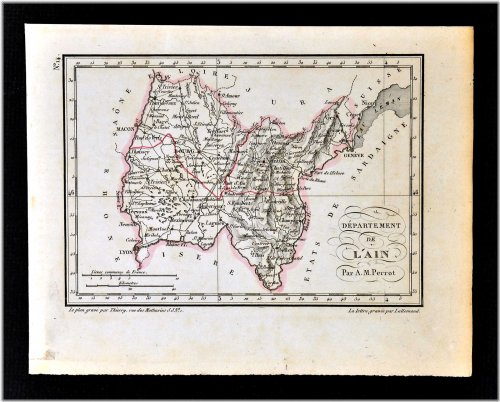 Perrot France Map - 1841