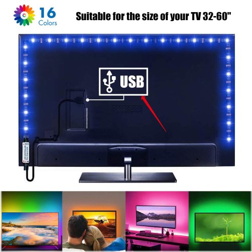 Radiant Glow USB LED Strip Lights