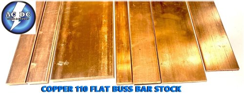 Copper Flat Bar Stock - Customizable Sizes Available