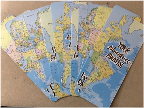 Adventure Map Bookmarks Set